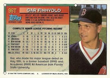 Load image into Gallery viewer, 1994 Topps Traded Gar Finnvold RC  96T Boston Red Sox
