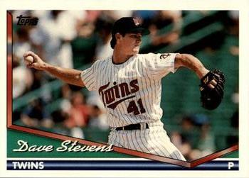 1994 Topps Traded Dave Stevens  97T Minnesota Twins