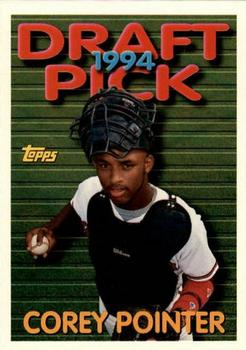 1994 Topps Traded Corey Pointer DPK, RC  98T Atlanta Braves