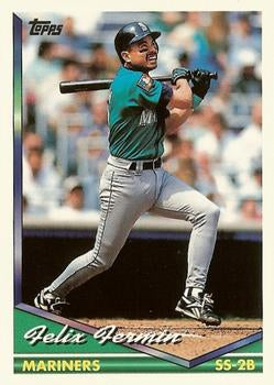 1994 Topps Traded Felix Fermin  99T Seattle Mariners