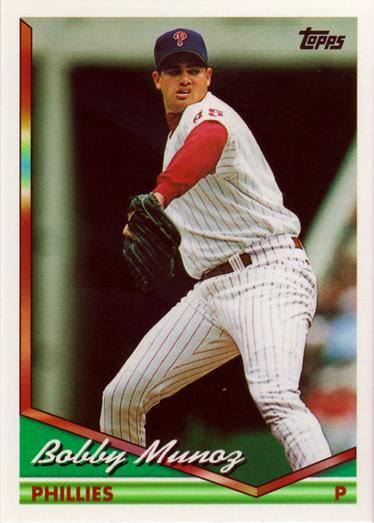 1994 Topps Traded Bobby Munoz  102T Philadelphia Phillies