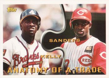 1994 Topps Traded Deion Sanders / Roberto Kelly AT  103T Cincinnati Reds / Atlanta Braves