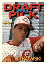 Load image into Gallery viewer, 1994 Topps Traded C.J. Nitkowski DPK, RC  109T Cincinnati Reds
