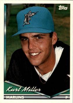 1994 Topps Traded Kurt Miller  111T Florida Marlins