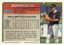 Load image into Gallery viewer, 1994 Topps Traded Mark Leiter  117T California Angels
