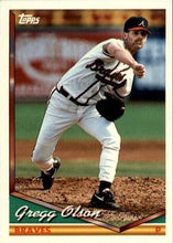 Load image into Gallery viewer, 1994 Topps Traded Gregg Olson  118T Atlanta Braves
