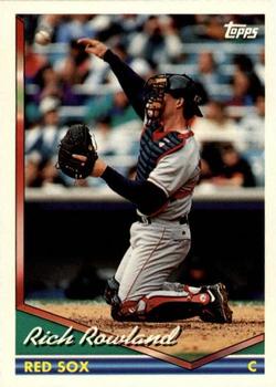 1994 Topps Traded Rich Rowland  122T Boston Red Sox