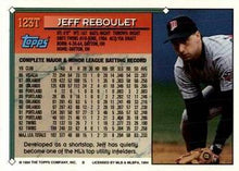 Load image into Gallery viewer, 1994 Topps Traded Jeff Reboulet  123T Minnesota Twins
