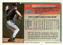 Load image into Gallery viewer, 1994 Topps Traded Greg Hibbard  124T Seattle Mariners
