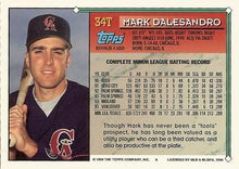 Load image into Gallery viewer, 1994 Topps Traded Mark Dalesandro RC  34T California Angels
