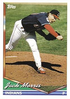 1994 Topps Traded Jack Morris  36T Cleveland Indians