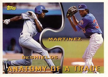 1994 قامت شركة Topps بتبادل Pedro Martinez / Delino Deshields في 42T Montreal Expos / Los Angeles Dodgers