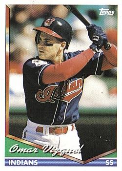 1994 Topps Traded Omar Vizquel  93T Cleveland Indians