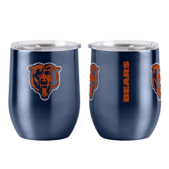 Chicago Bears Gameday Stainless 16oz Curved Beverage Tumbler