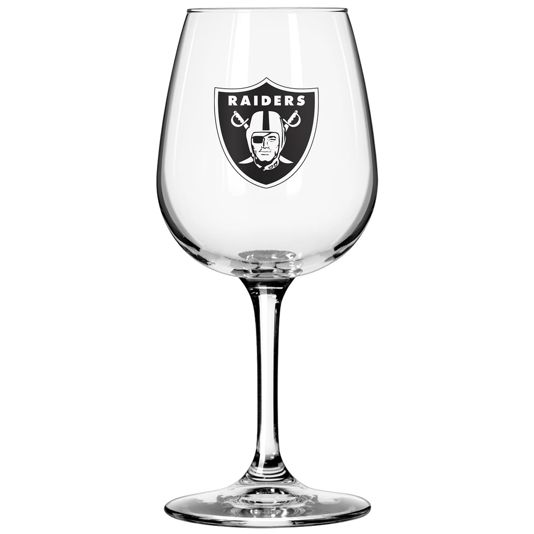 Las Vegas Raiders 12oz Gameday Stemmed Wine Glass