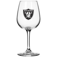 Las Vegas Raiders 12oz Gameday Stemmed Wine Glass