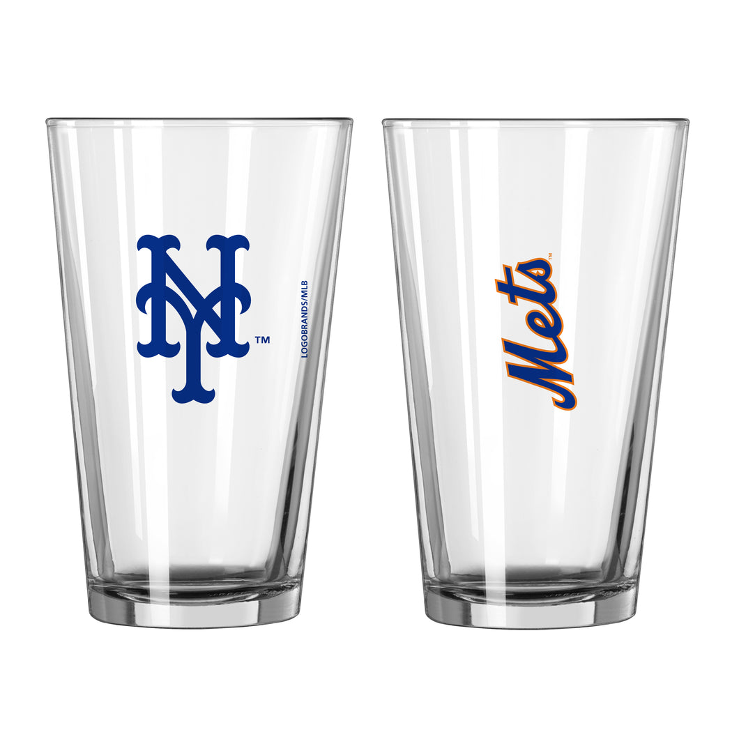 New York Mets 16oz Gameday Pint Glass