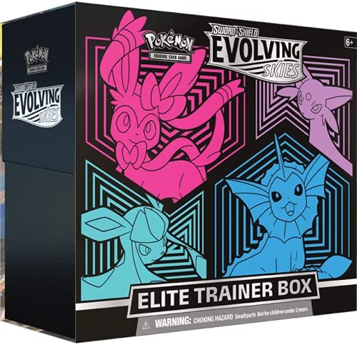 Pokémon TCG Evolving Skies Pokémon Center Elite Trainer Box [Glaceon/Vaporeon/Sylveon/Espeon]