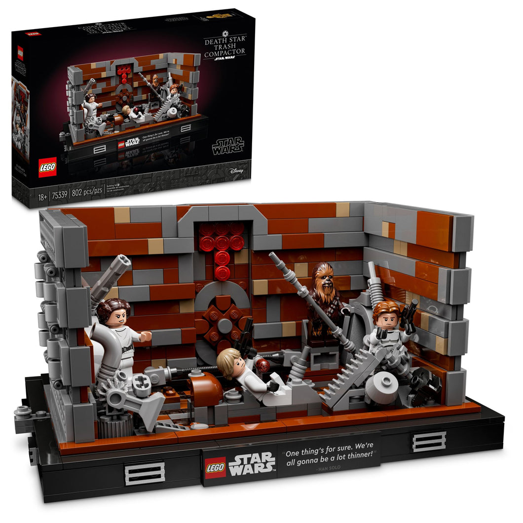 LEGO Star Wars Death Star Trash Compactor Diorama Series 75339 (Retired Soon)