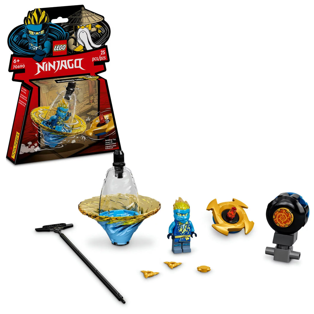 LEGO NINJAGO Jay’s Spinjitzu Ninja Training 70690 Spinning Toy Building Kit