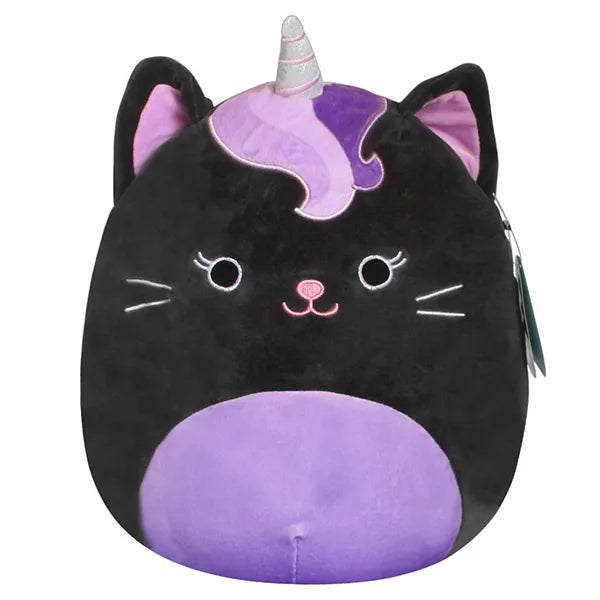 Squishmallows Nixy the Black & Purple Caticorn 12