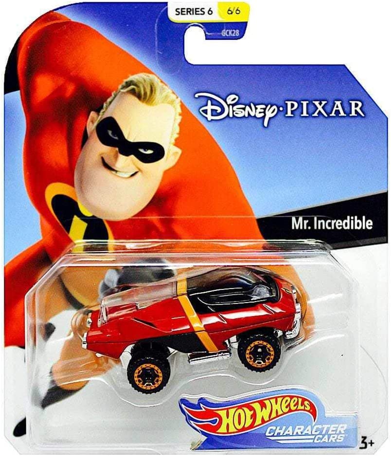 Hot Wheels Disney Pixar Mr. Incredible Character Cars