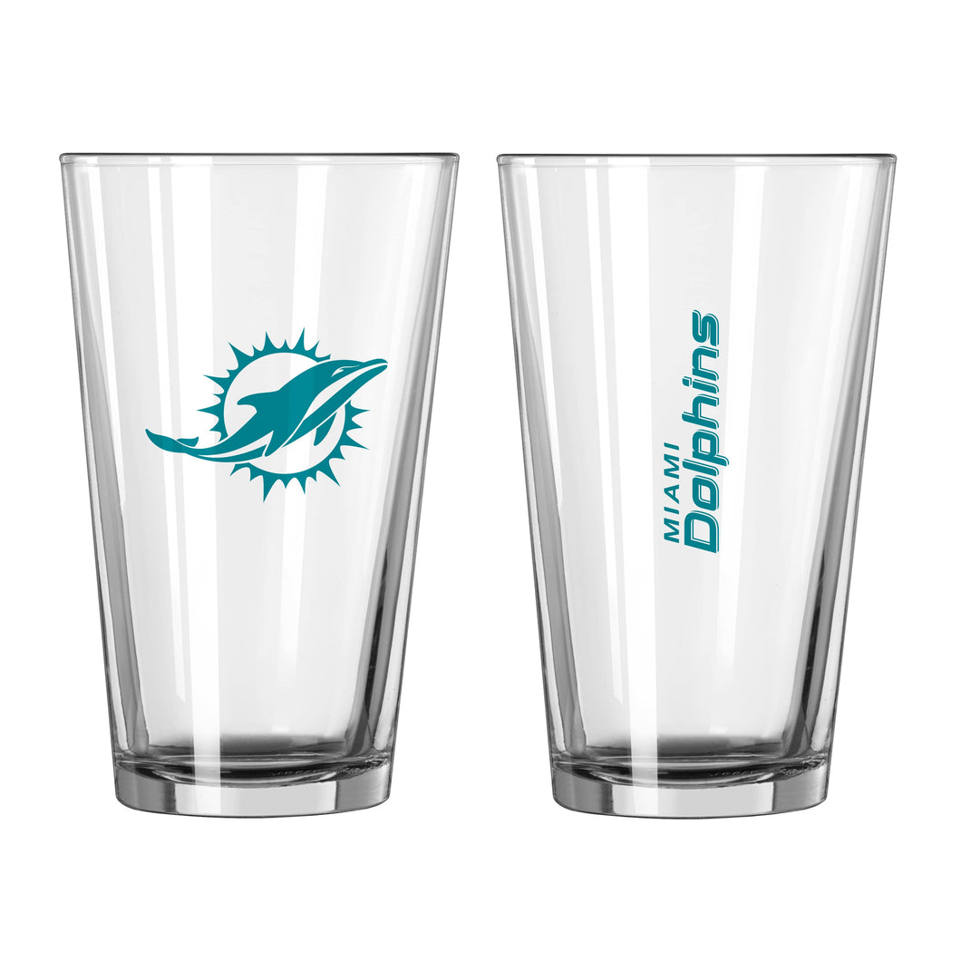 Miami Dolphins 16oz Gameday Pint Glass