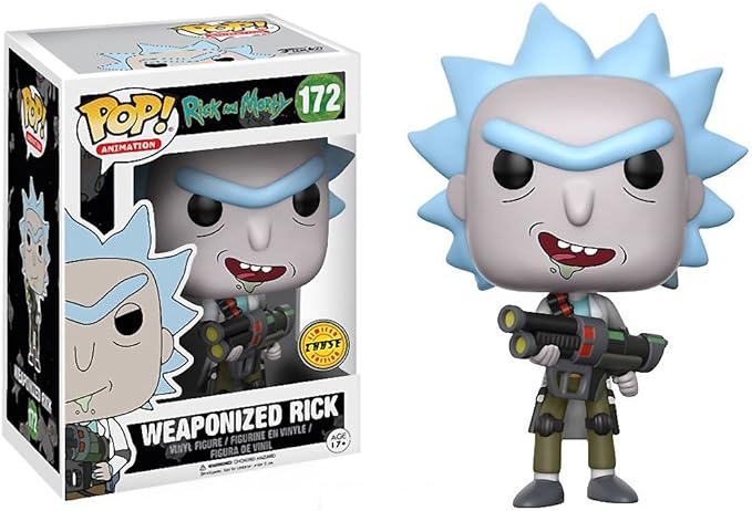 Funko Pop! Rick and Morty #172 Weaponized Rick Limited Chase Edition