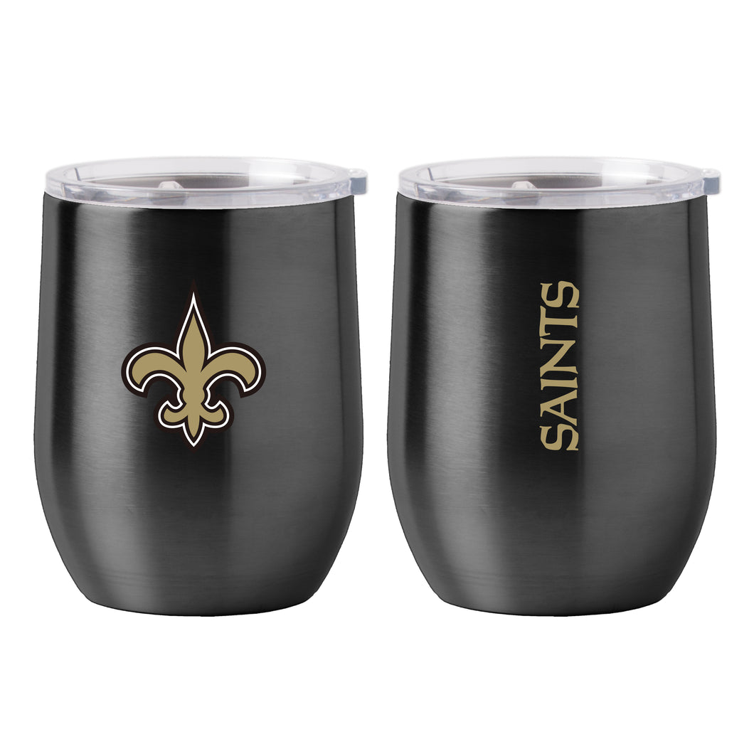 New Orleans Saints 16oz Gameday Stainless Curved Beverage Tumbler