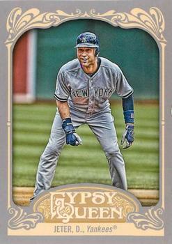 2012 Topps Gypsy Queen Derek Jeter  # 100a New York Yankees
