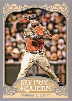 2012 Topps Gypsy Queen Pablo Sandoval  # 105 San Francisco Giants