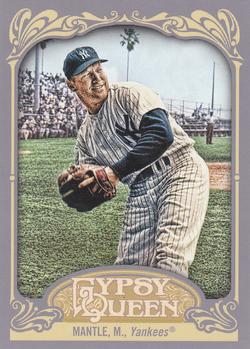 2012 Topps Gypsy Queen Mickey Mantle  # 120a New York Yankees