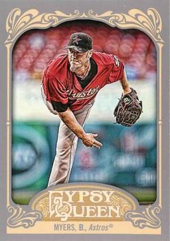 2012 Topps Gypsy Queen Brett Myers  # 126 Houston Astros