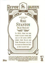 Load image into Gallery viewer, 2012 Topps Gypsy Queen Mike Stanton  # 147a Miami Marlins
