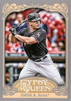 2012 Topps Gypsy Queen Mike Stanton  # 147a Miami Marlins