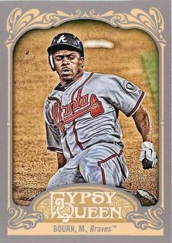 2012 Topps Gypsy Queen Michael Bourn  # 156 Atlanta Braves