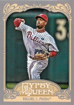 2012 Topps Gypsy Queen Jimmy Rollins  # 171 Philadelphia Phillies