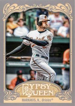 2012 Topps Gypsy Queen Nick Markakis  # 177 Baltimore Orioles