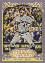 Load image into Gallery viewer, 2012 Topps Gypsy Queen Jose Valverde  # 178 Detroit Tigers

