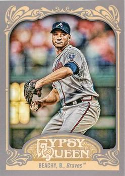 2012 Topps Gypsy Queen Brandon Beachy # 187 Atlanta Braves