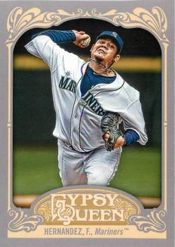 2012 Topps Gypsy Queen Felix Hernandez  # 200a Seattle Mariners