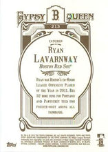 Load image into Gallery viewer, 2012 Topps Gypsy Queen Ryan Lavarnway  # 213 Boston Red Sox
