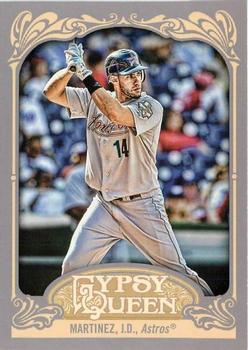 2012 Topps Gypsy Queen J.D. Martinez  # 214 Houston Astros