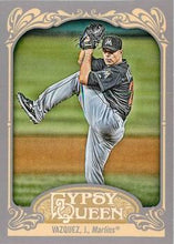 Load image into Gallery viewer, 2012 Topps Gypsy Queen Javier Vazquez  # 221 Miami Marlins
