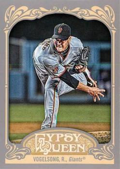 2012 Topps Gypsy Queen Ryan Vogelsong  # 222 San Francisco Giants