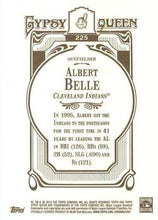 将图片加载到图库查看器，2012 Topps Gypsy Queen Albert Belle  # 225 Cleveland Indians
