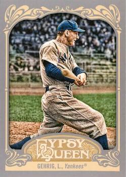 2012 Topps Gypsy Queen Lou Gehrig  # 236a New York Yankees