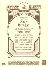 Load image into Gallery viewer, 2012 Topps Gypsy Queen Stan Musial  # 249 St. Louis Cardinals
