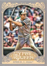 将图片加载到图库查看器，2012 Topps Gypsy Queen Cal Ripken Jr.  # 253 Baltimore Orioles
