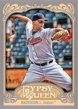 2012 Topps Gypsy Queen Justin Masterson  # 274 Cleveland Indians